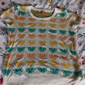 Modcloth citrus fruit top